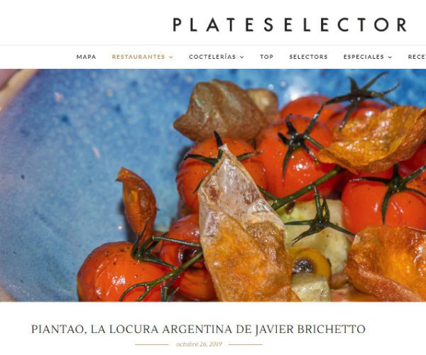 Plate Selector — Piantao, la locura Argentina de Javier Brichetto
