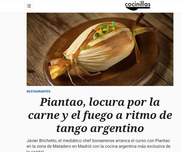 El Español – Cocinillas — Piantao, locura por la carne y el fuego a ritmo de tango argentino.