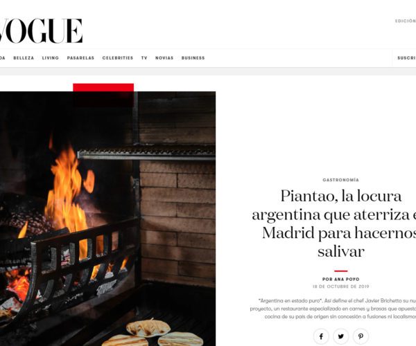 Vogue — Piantao, la locura argentina que aterriza en Madrid para hacernos salivar.