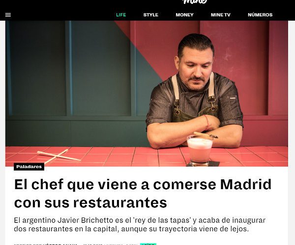 Mine — El chef que viene a comerse Madrid con sus restaurantes
